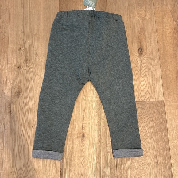 H&M premium bébé NWT fleece lined green joggers 2T - Picture 2 of 2